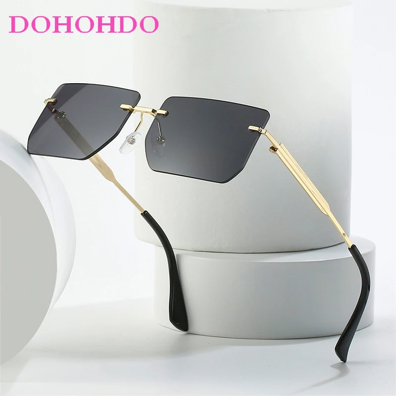 Brand Designer Rimless Metal Sunglasses Men Women Fashion Vintage Sun Glasses Outdoors Driving Shades Unisex UV400 Lentes Mujer
Brand Designer Rimless Metal Sunglasses Men Women Fashion Vintage Sun Glasses Outdoors Driving Shades Unisex UV400 Lentes Mujer