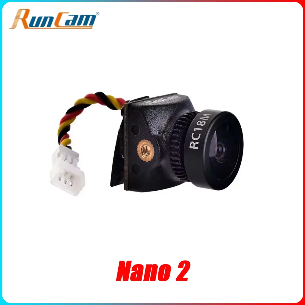  FPV-камера RunCam Nano 2 700TVL CMOS NTSC Mini 2,1 мм FOV 155 ° /1,8 мм FOV 170 ° для гоночного дрона FPV
FPV-камера RunCam Nano 2 700TVL CMOS NTSC Mini 2,1 мм FOV 155 ° /1,8 мм FOV 170 ° для гоночного дрона FPV