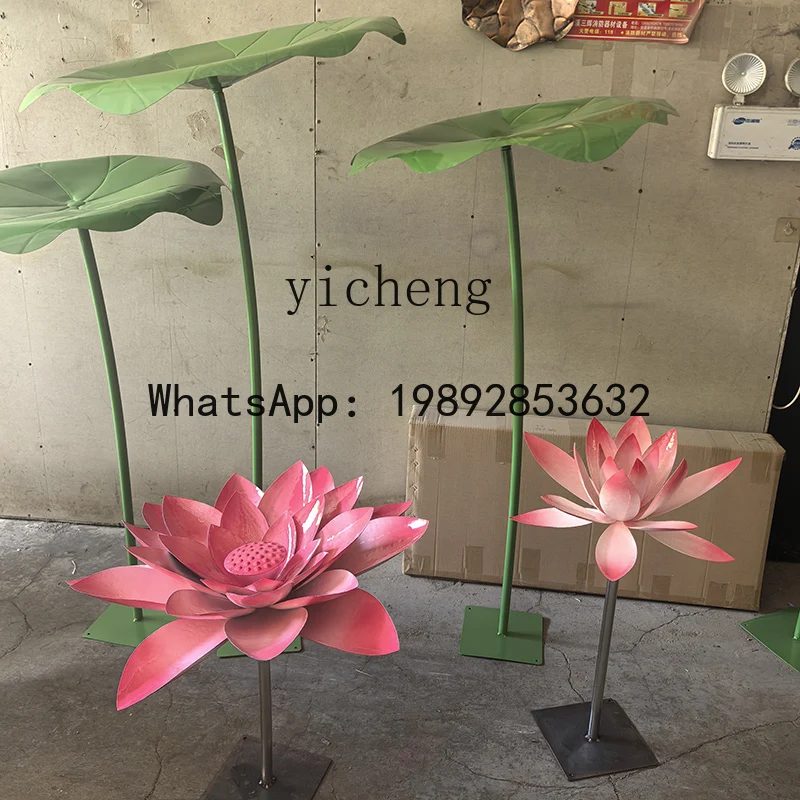 WJ4 Iron Art Large Lotus Leaf Ornament Park Pond Water Feature Metal Decoration Landscape
WJ4 Iron Art Large Lotus Leaf Ornament Park Pond Water Feature Metal Decoration Landscape