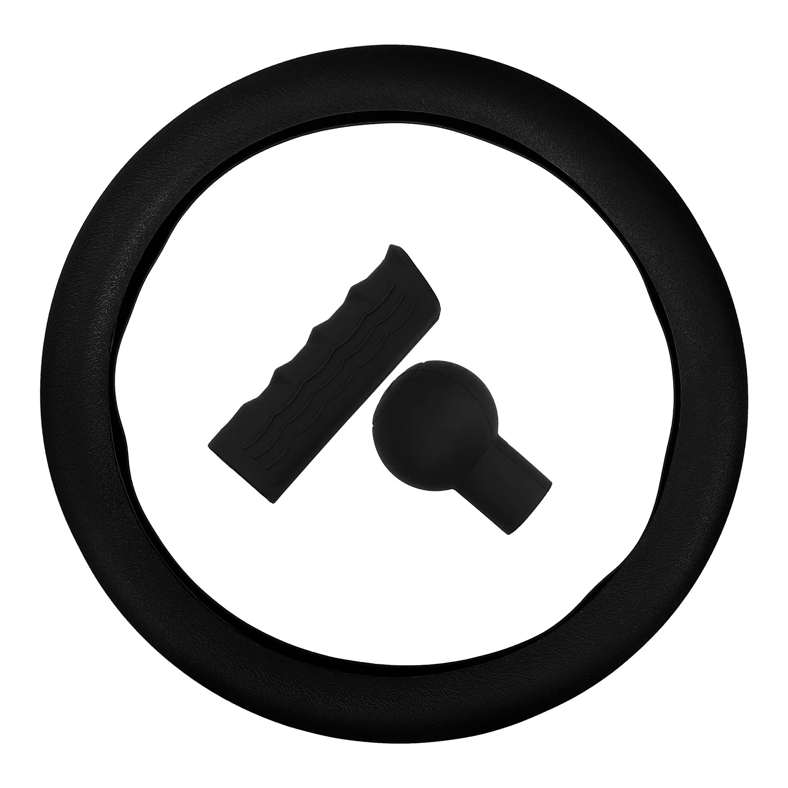 1Set Silicone Steering Wheel Cover Handbrake Gear Shift Cover Car Interior Grip Soft Nonslip Universal Accessory 
1Set Silicone Steering Wheel Cover Handbrake Gear Shift Cover Car Interior Grip Soft Nonslip Universal Accessory