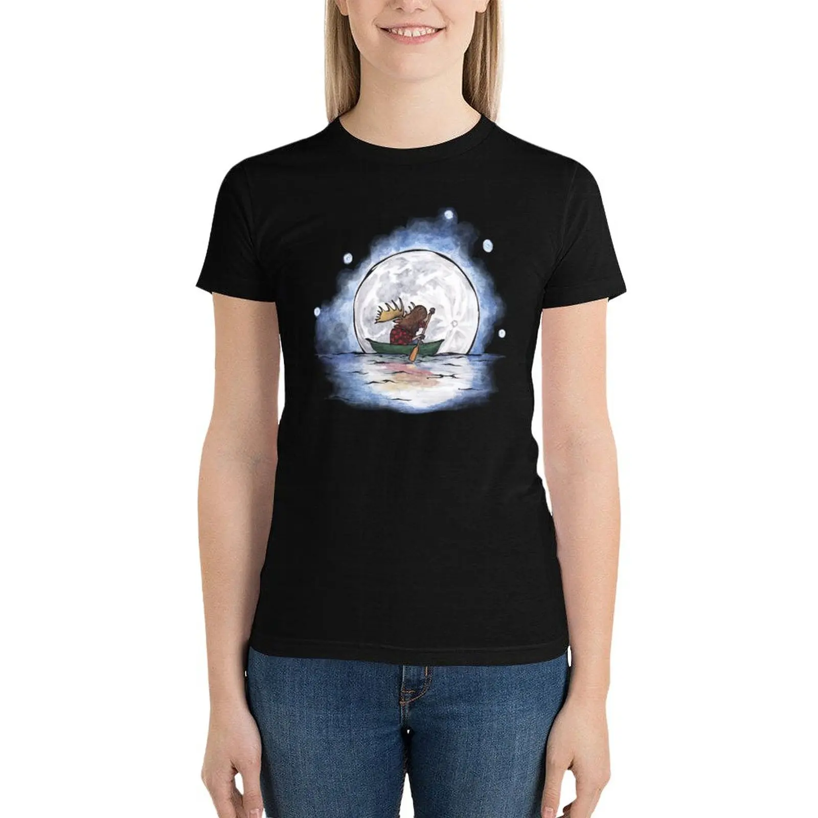 A Moose in a Canoe T-Shirt anime clothes plus size tops Aesthetic clothing spring clothes Women 2024
A Moose in a Canoe T-Shirt anime clothes plus size tops Aesthetic clothing spring clothes Women 2024