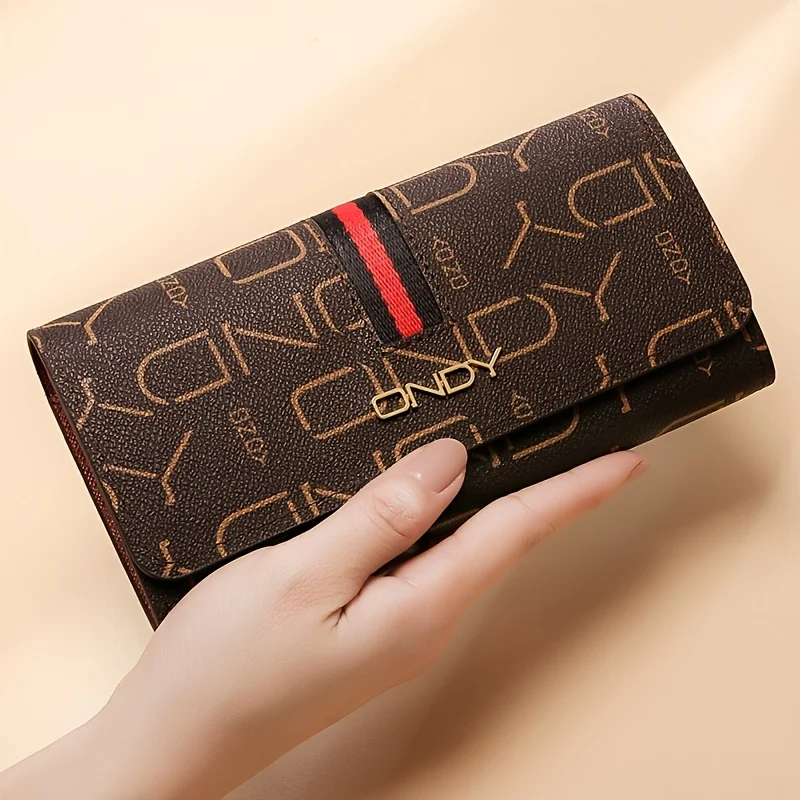 Vintage Pattern Long Coin Purse Clutch Multifunctional Purse, Versatile Bag With Multi Card Slots
Vintage Pattern Long Coin Purse Clutch Multifunctional Purse, Versatile Bag With Multi Card Slots