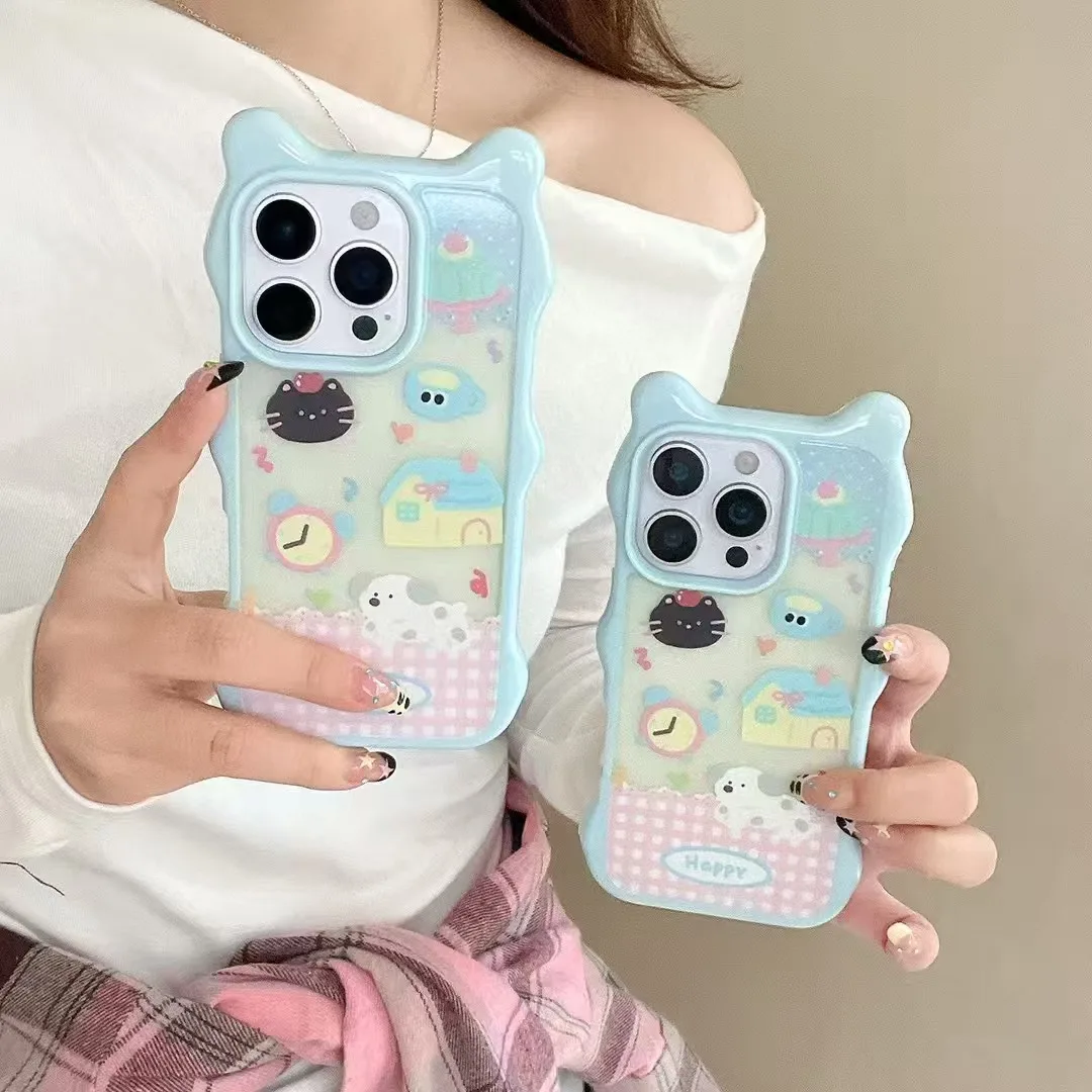 Cartoon cute style girl heart iPhone phone case Cat ear-shaped phone case with cute cartoon design for Apple phones
Cartoon cute style girl heart iPhone phone case Cat ear-shaped phone case with cute cartoon design for Apple phones