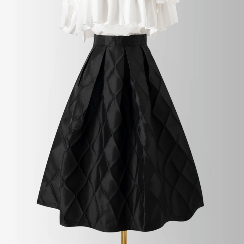 High Waist Slimming A-Line Skirt Women's Summer Design Sensation 2025 Hepburn Sle Midi Bla Dr Versatile Retro Feel Pur...
High Waist Slimming A-Line Skirt Women's Summer Design Sensation 2025 Hepburn Sle Midi Bla Dr Versatile Retro Feel Pur...