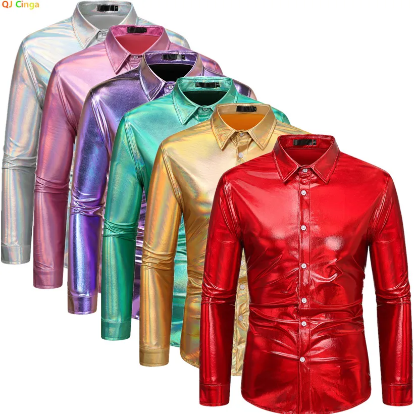 Red Men's Long Sleeve Shirt,Single Breasted Lapel Shirts,Fashion Casual Tops Camisas ,Europe Size S-XXL,Green Gold Purple Silver
Red Men's Long Sleeve Shirt,Single Breasted Lapel Shirts,Fashion Casual Tops Camisas ,Europe Size S-XXL,Green Gold Purple Silver