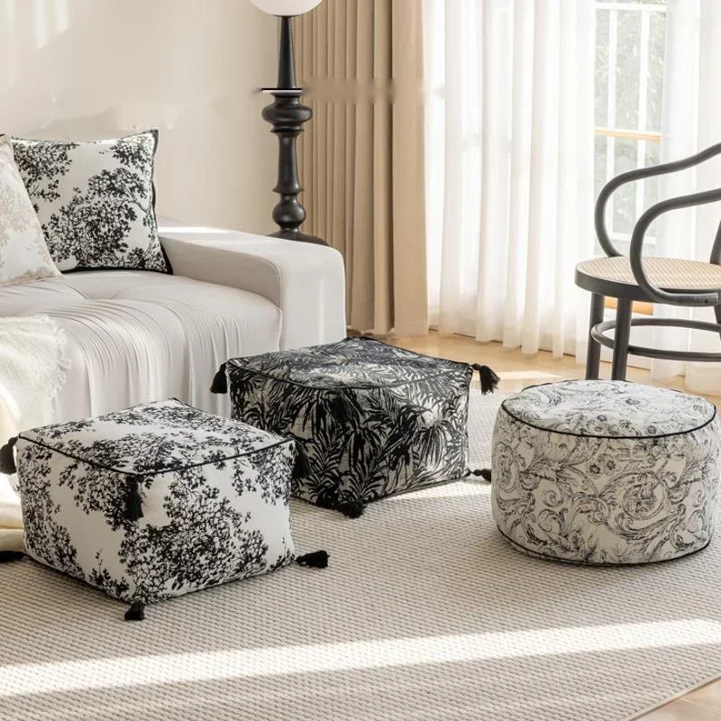 Retro Sitting Pier Chinese Style Loose Tail Sunflower Jacquard Low Stool Tatami Lazy Sofa Living Room Cushion Cozy Footrest
Retro Sitting Pier Chinese Style Loose Tail Sunflower Jacquard Low Stool Tatami Lazy Sofa Living Room Cushion Cozy Footrest