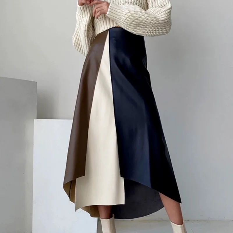 Chic Retro Multi-Color Patchwork A-Line Skirt for Women Spring Autumn Season Korean Style Casual Versatile Skirt
Chic Retro Multi-Color Patchwork A-Line Skirt for Women Spring Autumn Season Korean Style Casual Versatile Skirt