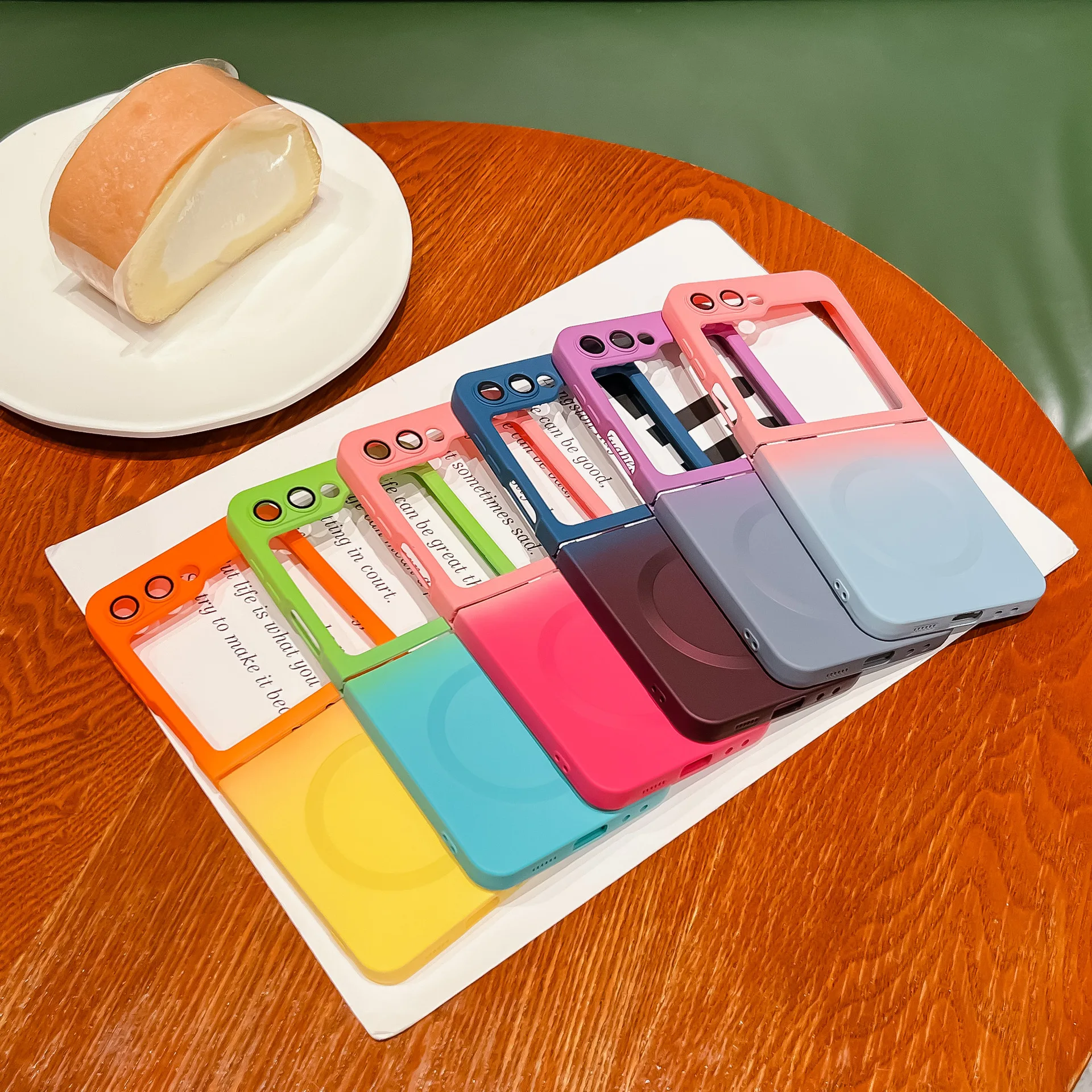 Fashion Gradient Two-tone Liquid Silicone Shell For Samsung Galaxy Z Flip 5 Magnetic Wireless Charging Lens Film Protective Case
Fashion Gradient Two-tone Liquid Silicone Shell For Samsung Galaxy Z Flip 5 Magnetic Wireless Charging Lens Film Protective Case