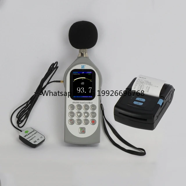 AWA5688 bluetooth Digital Sound Level Meter 28-133 DB Noise Meter Decibel Meter With Printer Max/Min/Data Hold GPS
AWA5688 bluetooth Digital Sound Level Meter 28-133 DB Noise Meter Decibel Meter With Printer Max/Min/Data Hold GPS