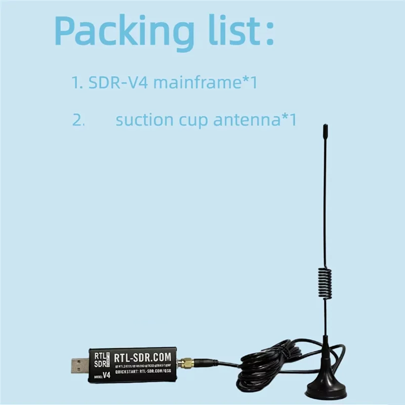 -A02R RTL-SDR Blog V4 Радиоприемник 1PPM TCXO SMA RTLSDR Программно определяемая радиостанция с универсальной антенной
-A02R RTL-SDR Blog V4 Радиоприемник 1PPM TCXO SMA RTLSDR Программно определяемая радиостанция с универсальной антенной