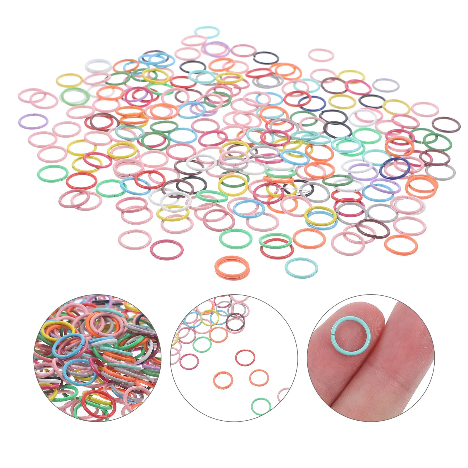 200 Pcs Open Ring Jewelry Jump Rings Findings Charms for Making Necklace Diy Bracelets Necklaces Earrings Manual
200 Pcs Open Ring Jewelry Jump Rings Findings Charms for Making Necklace Diy Bracelets Necklaces Earrings Manual