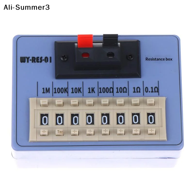 【Wp】WY-RES-01 Resistance Box Pocket Resistance Box, Dial Programming Resistance Box For Electrical Equipment Tool Accessory
【Wp】WY-RES-01 Resistance Box Pocket Resistance Box, Dial Programming Resistance Box For Electrical Equipment Tool Accessory