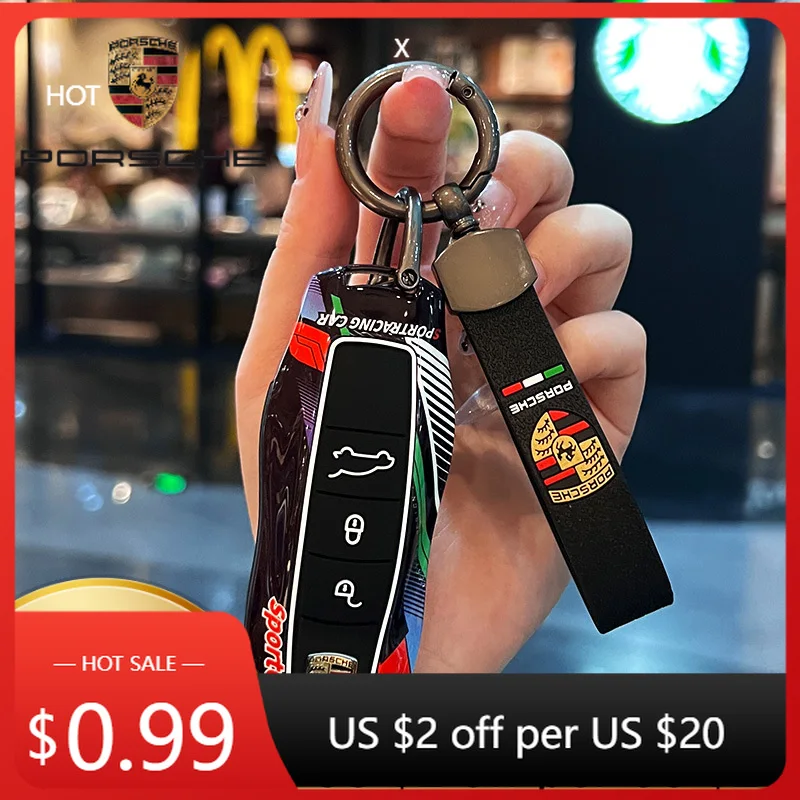 Car Sticker For Porsche Car Key Case Cover Smart Remote Shell for Porsche Macan 718 Cayenne Panamera 911 Taycan MARTINI Keychain
Car Sticker For Porsche Car Key Case Cover Smart Remote Shell for Porsche Macan 718 Cayenne Panamera 911 Taycan MARTINI Keychain