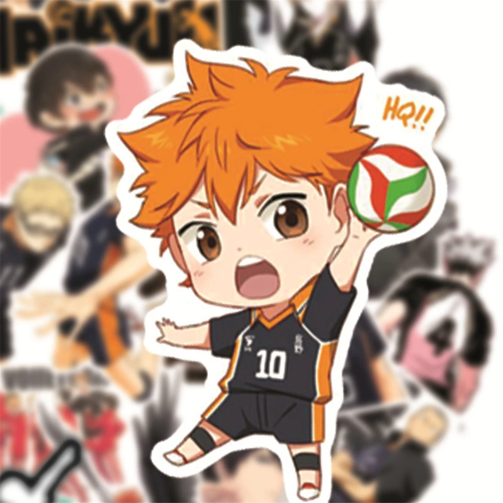 10/30/50pcs Volleyball Anime Stickers Cool Haikyuu!! Cartoon Decals Waterproof DIY Suitcase Notebook Car PVC Classic Toy Sticker
10/30/50pcs Volleyball Anime Stickers Cool Haikyuu!! Cartoon Decals Waterproof DIY Suitcase Notebook Car PVC Classic Toy Sticker