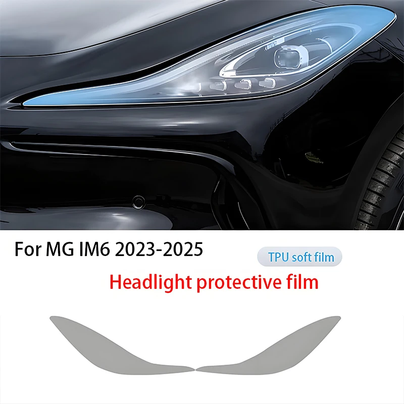 Suitable for MG IM6 2023-2025 transparent smoke black TPU headlight protective film, scratch resistant and UV resistant film
Suitable for MG IM6 2023-2025 transparent smoke black TPU headlight protective film, scratch resistant and UV resistant film