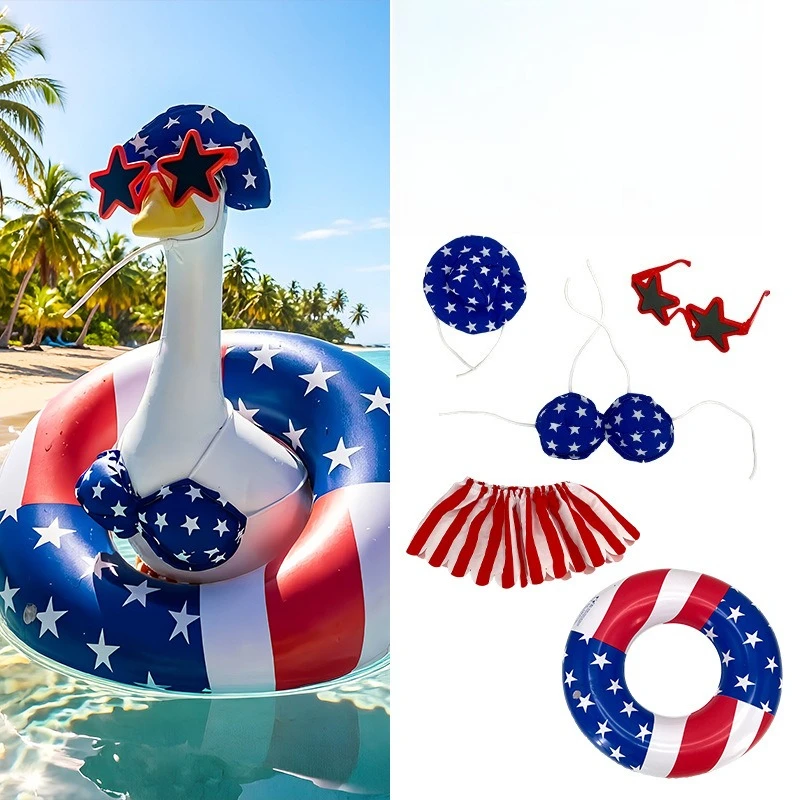 5pcs 23inch Independence Day Porch Goose Outfit Garden Pool Lawn Statue Bikini Swimsuit Costume 4th of July Hoilday Decor
5pcs 23inch Independence Day Porch Goose Outfit Garden Pool Lawn Statue Bikini Swimsuit Costume 4th of July Hoilday Decor