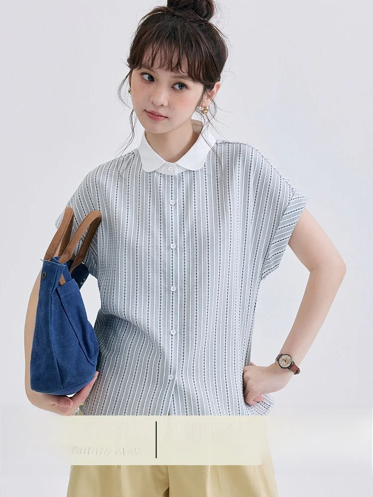 AMUU Original Color Block Wave Collar Women's Shirt Summer New Fashion Commute Top Breathable Polyester Lyocell Blend Short S...
AMUU Original Color Block Wave Collar Women's Shirt Summer New Fashion Commute Top Breathable Polyester Lyocell Blend Short S...
