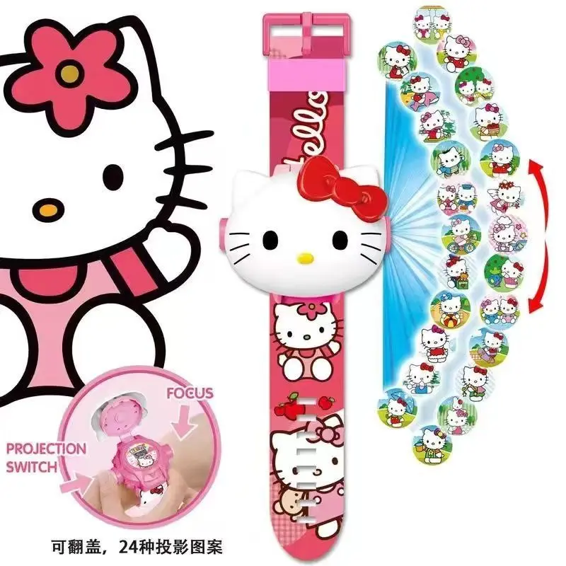 New Sanrios's 3D Projection Digital Watch Kawaii Hello Kitty Kuromi Cinnamoroll Anime Action Figure Toy Watch Flip Popular Gift
New Sanrios's 3D Projection Digital Watch Kawaii Hello Kitty Kuromi Cinnamoroll Anime Action Figure Toy Watch Flip Popular Gift