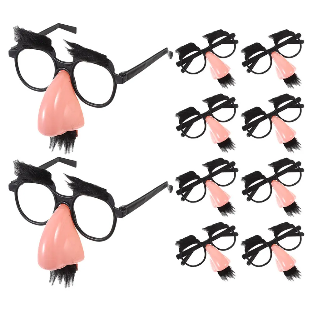 10pcs Halloween Decor Glasses Big Nose Funny Party Props For Adults Kids Reusable Trick Eyeglasses Mustache Vintage Dress Up
10pcs Halloween Decor Glasses Big Nose Funny Party Props For Adults Kids Reusable Trick Eyeglasses Mustache Vintage Dress Up
