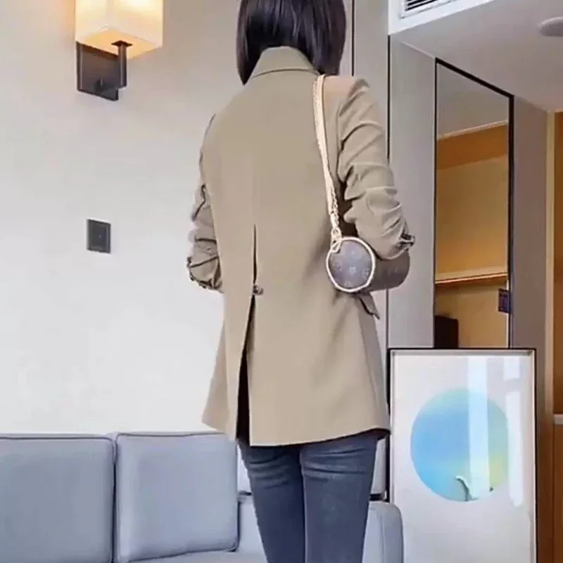 Black Suit Vintage Long Sleeve Blazer Women Slim 블레이저 Spring Autumn Jacket Chic Office Ladies Korean Fashion Coat New
Black Suit Vintage Long Sleeve Blazer Women Slim 블레이저 Spring Autumn Jacket Chic Office Ladies Korean Fashion Coat New