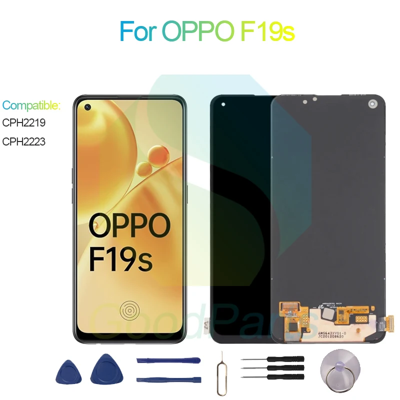 ЖК-дисплей для OPPO F19s, экран 6,43 дюйма, CPH2219, CPH2223 F19s, сменный сенсорный дигитайзер в сборе
ЖК-дисплей для OPPO F19s, экран 6,43 дюйма, CPH2219, CPH2223 F19s, сменный сенсорный дигитайзер в сборе