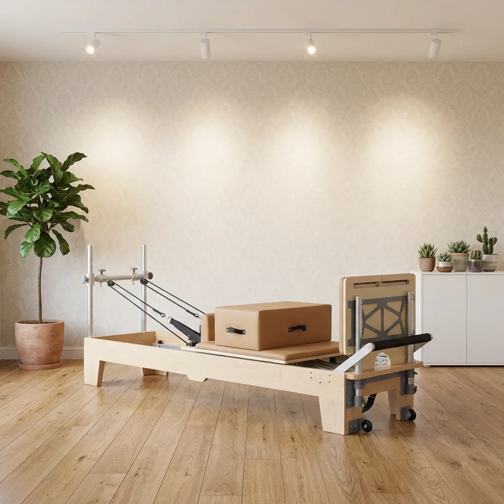 DEREN GH88 Modern Minimalist Design Maple Wood Adjustable Pilates Reformer with Frame Eco-Friendly for Pilates Studios
DEREN GH88 Modern Minimalist Design Maple Wood Adjustable Pilates Reformer with Frame Eco-Friendly for Pilates Studios
