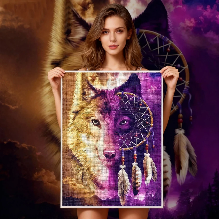 2026 New style Wolf Printed Cross Stitch Patterns DIY Embroidery Craft Painting Handicraft Needlework Promotions Sales Gift
2026 New style Wolf Printed Cross Stitch Patterns DIY Embroidery Craft Painting Handicraft Needlework Promotions Sales Gift