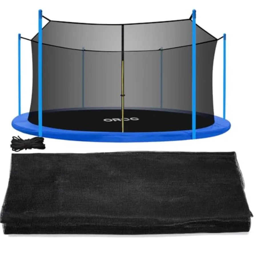Trampoline Net - Replacement netting for 6-8 straight poles round frame trampolines 10FT/12FT/14FT/15FT/16FT durable polyethyle
Trampoline Net - Replacement netting for 6-8 straight poles round frame trampolines 10FT/12FT/14FT/15FT/16FT durable polyethyle