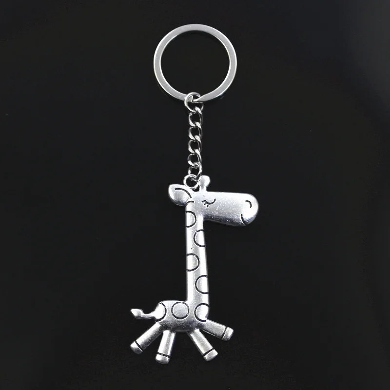 New Keychain 66x36mm Running Giraffe Deer Bronze Silver Color Pendants DIY Men Car Key Chain Ring Holder Keyring Jewelry Gift
New Keychain 66x36mm Running Giraffe Deer Bronze Silver Color Pendants DIY Men Car Key Chain Ring Holder Keyring Jewelry Gift