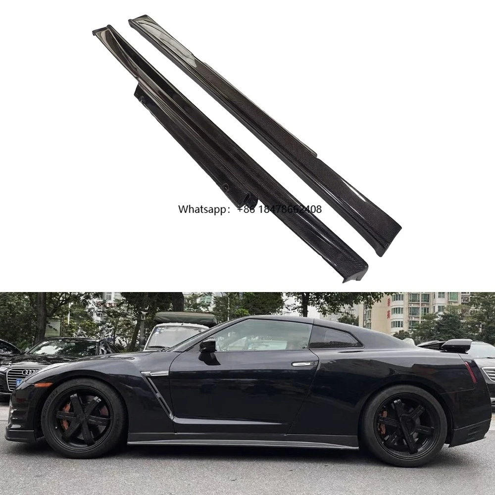 TS Style Carbon Fiber Running Boards Side Skirts for GTR R35 2008-2016 Years
TS Style Carbon Fiber Running Boards Side Skirts for GTR R35 2008-2016 Years