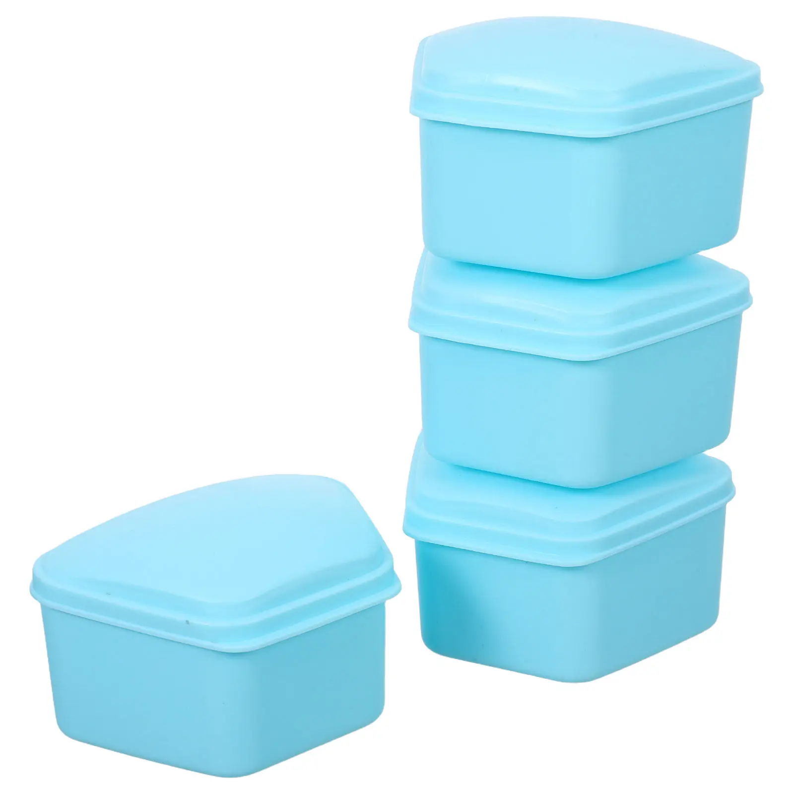 4Pcs Elegant Blue Trapezoid Denture Case Retainer Box Compact Travel Friendly Soaking Storage Container for Dentures Retainers
4Pcs Elegant Blue Trapezoid Denture Case Retainer Box Compact Travel Friendly Soaking Storage Container for Dentures Retainers