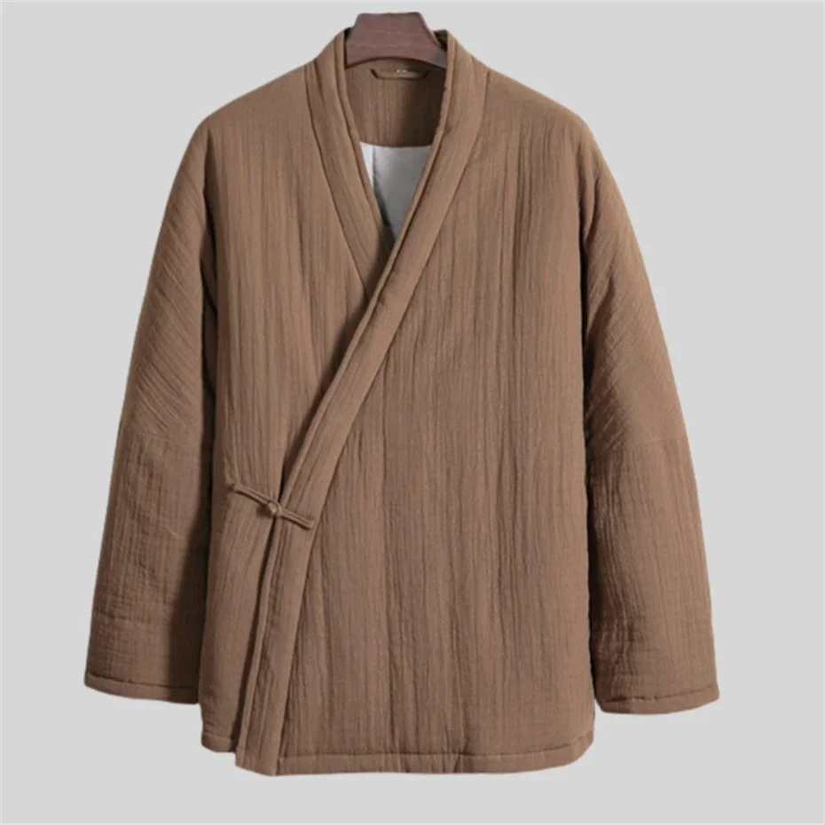 Autumn Winter Chinese Traditional Cotton Padded Jackets Hanfu Men Clothing Vintage Jacket Ethnic Style Loose Thick Parkas Coat
Autumn Winter Chinese Traditional Cotton Padded Jackets Hanfu Men Clothing Vintage Jacket Ethnic Style Loose Thick Parkas Coat