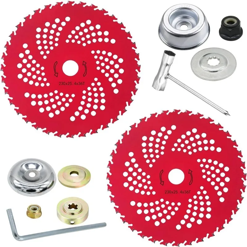 Hard Alloy Grass Trimmer Blade Portable Red Chainsaw Tooth Brush Cutter Blade Universal Lawn Mowers Weed Eaters Gardening Tool
Hard Alloy Grass Trimmer Blade Portable Red Chainsaw Tooth Brush Cutter Blade Universal Lawn Mowers Weed Eaters Gardening Tool