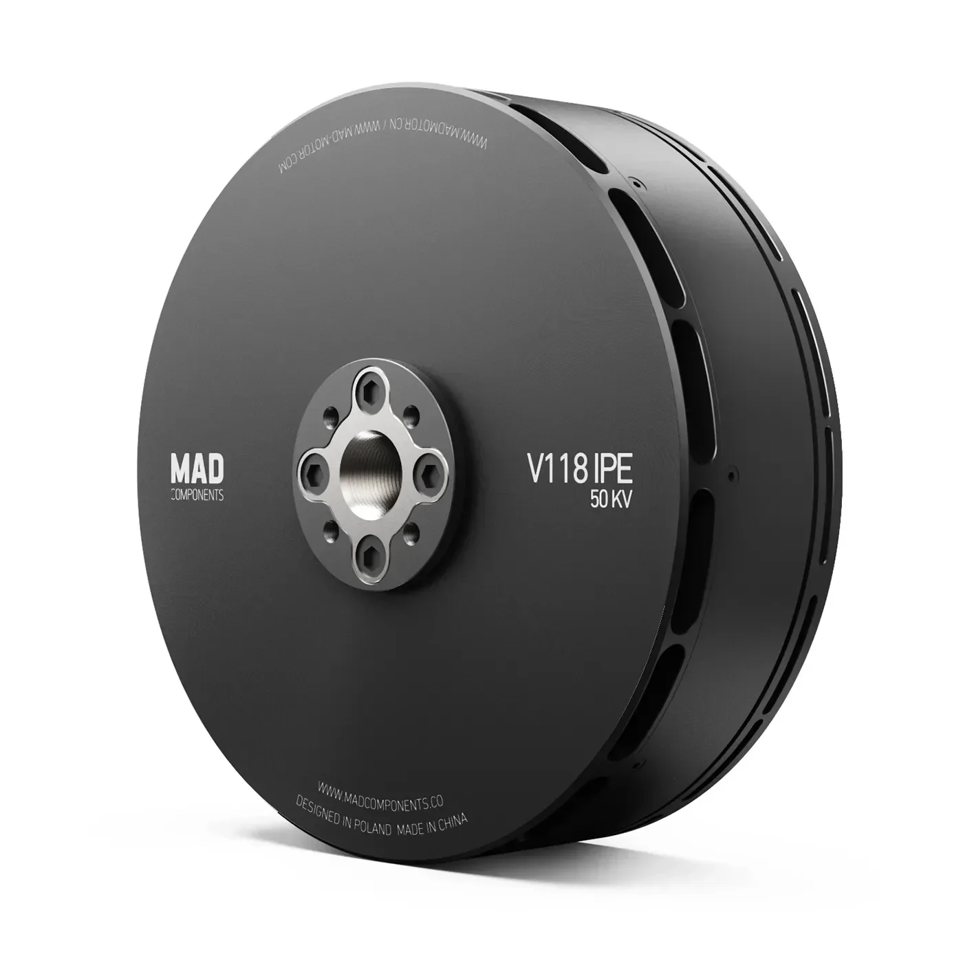 Бесщеточный двигатель MAD V118 50KV IPE BLDC для VTOL и мультироторных аппаратов
Бесщеточный двигатель MAD V118 50KV IPE BLDC для VTOL и мультироторных аппаратов