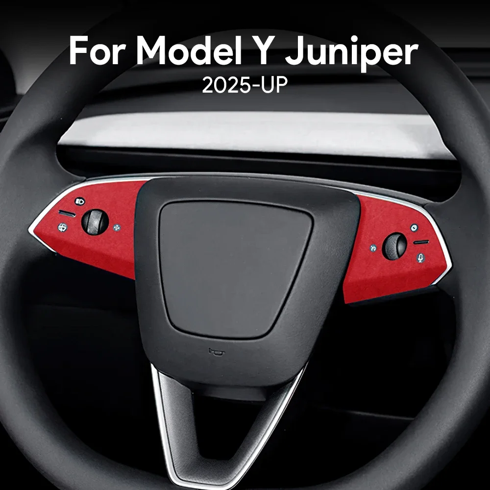 For Tesla Model Y Juniper 2025 2026-Up Top Suede Steering Wheel Panel Trim Stickers Car Interior Accessories
For Tesla Model Y Juniper 2025 2026-Up Top Suede Steering Wheel Panel Trim Stickers Car Interior Accessories