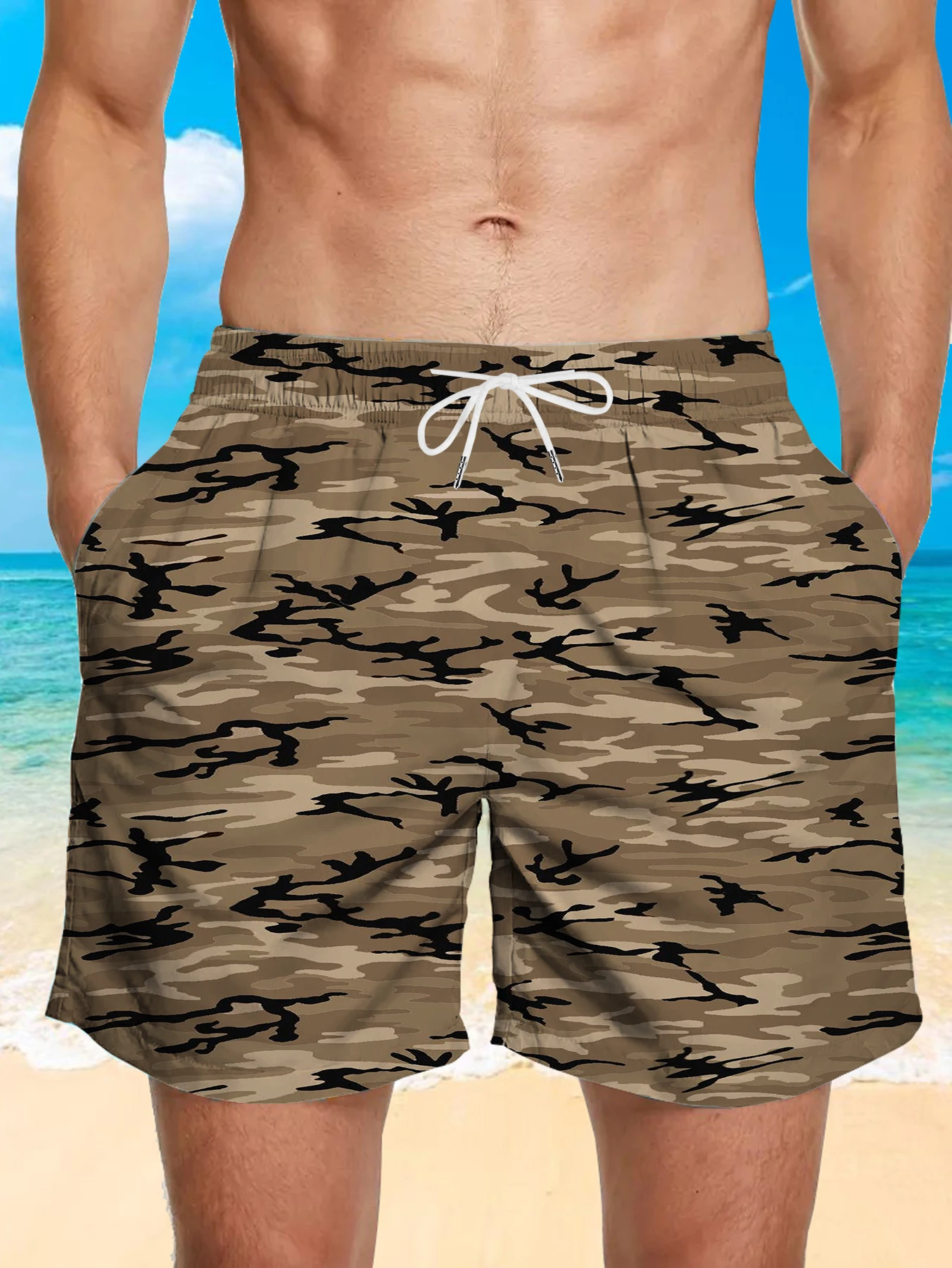 Men's Casual Daily Shorts Comfortable Print Shorts for Commute Errands Outdoor Walk
Men's Casual Daily Shorts Comfortable Print Shorts for Commute Errands Outdoor Walk