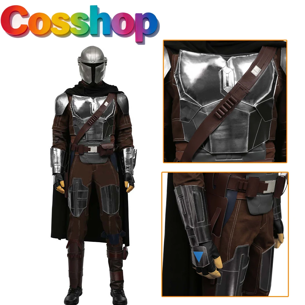 Bounty Roleplay Hunter Din Djarin Cosplay Costume Set Brown Pu Learther Clothes For Men Female Halloween Carnival Party Suit
Bounty Roleplay Hunter Din Djarin Cosplay Costume Set Brown Pu Learther Clothes For Men Female Halloween Carnival Party Suit