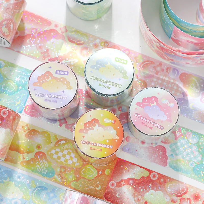 1roll/4x200cm Glittery Cute Cartoon Tape, Exquisite Cartoon Designs DIY Handmade Album Scrapbooking Decorative Paper Supplies
1roll/4x200cm Glittery Cute Cartoon Tape, Exquisite Cartoon Designs DIY Handmade Album Scrapbooking Decorative Paper Supplies