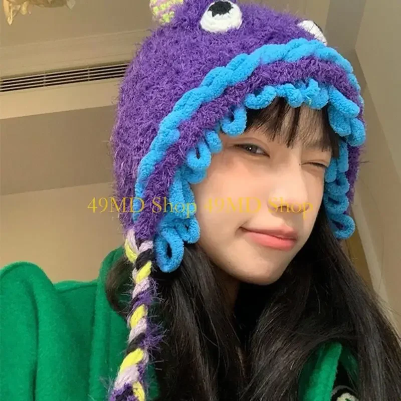 49MD Women Ear Muff Cap Novelty Monsters Ear Beanie Hat Winter Skull Cap Novelty Hat
49MD Women Ear Muff Cap Novelty Monsters Ear Beanie Hat Winter Skull Cap Novelty Hat