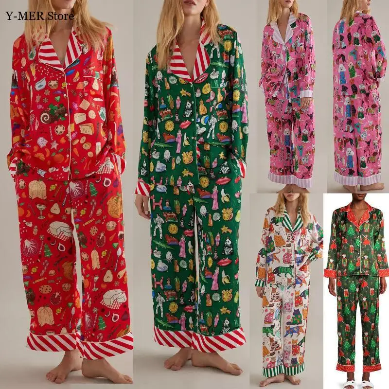 2025 Winter New Pajamas Suit Women Christmas Party Outfit 3D Print Sleepwear 2Pcs Pyjamas Femme Luxury Gift Nightwear Pijama
2025 Winter New Pajamas Suit Women Christmas Party Outfit 3D Print Sleepwear 2Pcs Pyjamas Femme Luxury Gift Nightwear Pijama