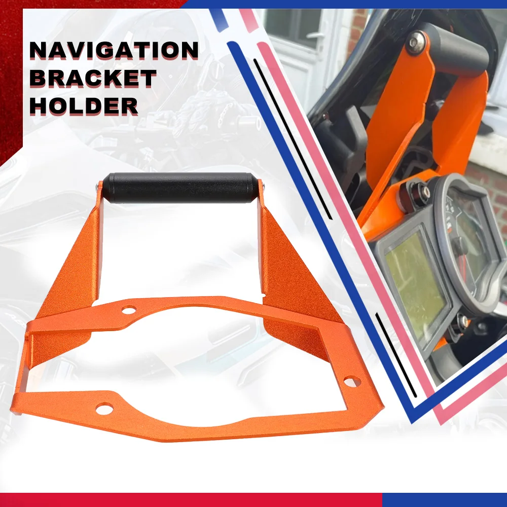 Motorcycle Accessories FOR 1090 Adventure / R 2016-2021 GPS Navigation Support Holder Orange 1190 adventure / R 2013-2020-2021