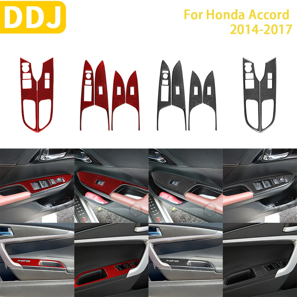 For Honda Accord 9th 2014 2015 2016 2017 Accessories Carbon Fiber Car Interiors Windows Control Panel Trim Sticker
For Honda Accord 9th 2014 2015 2016 2017 Accessories Carbon Fiber Car Interiors Windows Control Panel Trim Sticker