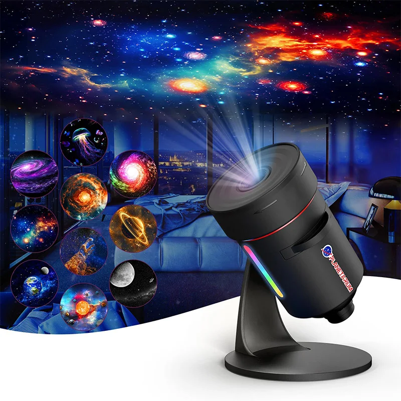 Galaxy Projector 8-Color Night Light Star Projector Lens 10 Slides Image Planetarium Lights for Bedrooms Kids Adults Rooms
Galaxy Projector 8-Color Night Light Star Projector Lens 10 Slides Image Planetarium Lights for Bedrooms Kids Adults Rooms