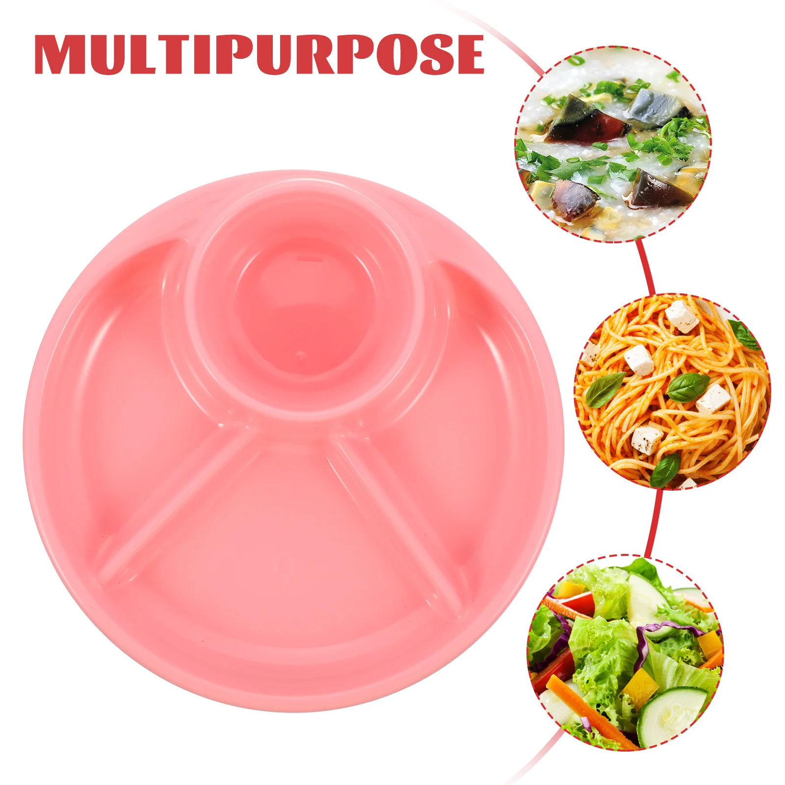 Divided Dining Plate Premium PP Material Smooth Workmanship Breakfast Divided Plate Snack Diet Food Tray
Divided Dining Plate Premium PP Material Smooth Workmanship Breakfast Divided Plate Snack Diet Food Tray