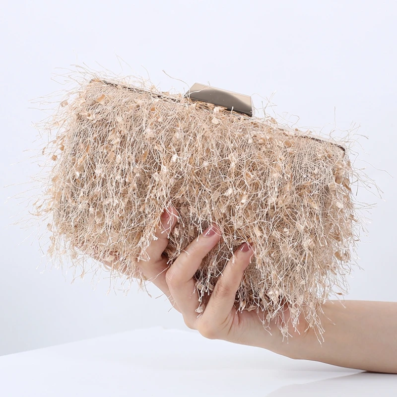 Korean Fashion Tassel Clutch Bag Purse Luxury for Women Crossbody Bag Trend Personality Shoulder Bag Evening Wedding Handbag
Korean Fashion Tassel Clutch Bag Purse Luxury for Women Crossbody Bag Trend Personality Shoulder Bag Evening Wedding Handbag
