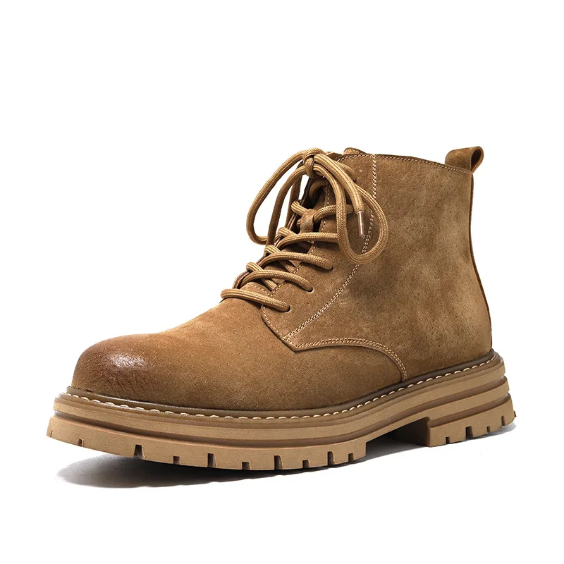 Retro Ankle Suede Casual Business Boots for Male Handmade Quality Comfortable 2025 Spring British Trend Mens Ankle Social Shoes
Retro Ankle Suede Casual Business Boots for Male Handmade Quality Comfortable 2025 Spring British Trend Mens Ankle Social Shoes