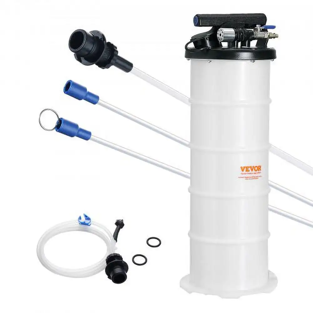 Fluid Extractor, 1.74 Gallons (6.5 Liters), Pneumatic/Manual Oil Changer Vacuum Fluid Extractor with Dipstick and Suction Hose
Fluid Extractor, 1.74 Gallons (6.5 Liters), Pneumatic/Manual Oil Changer Vacuum Fluid Extractor with Dipstick and Suction Hose