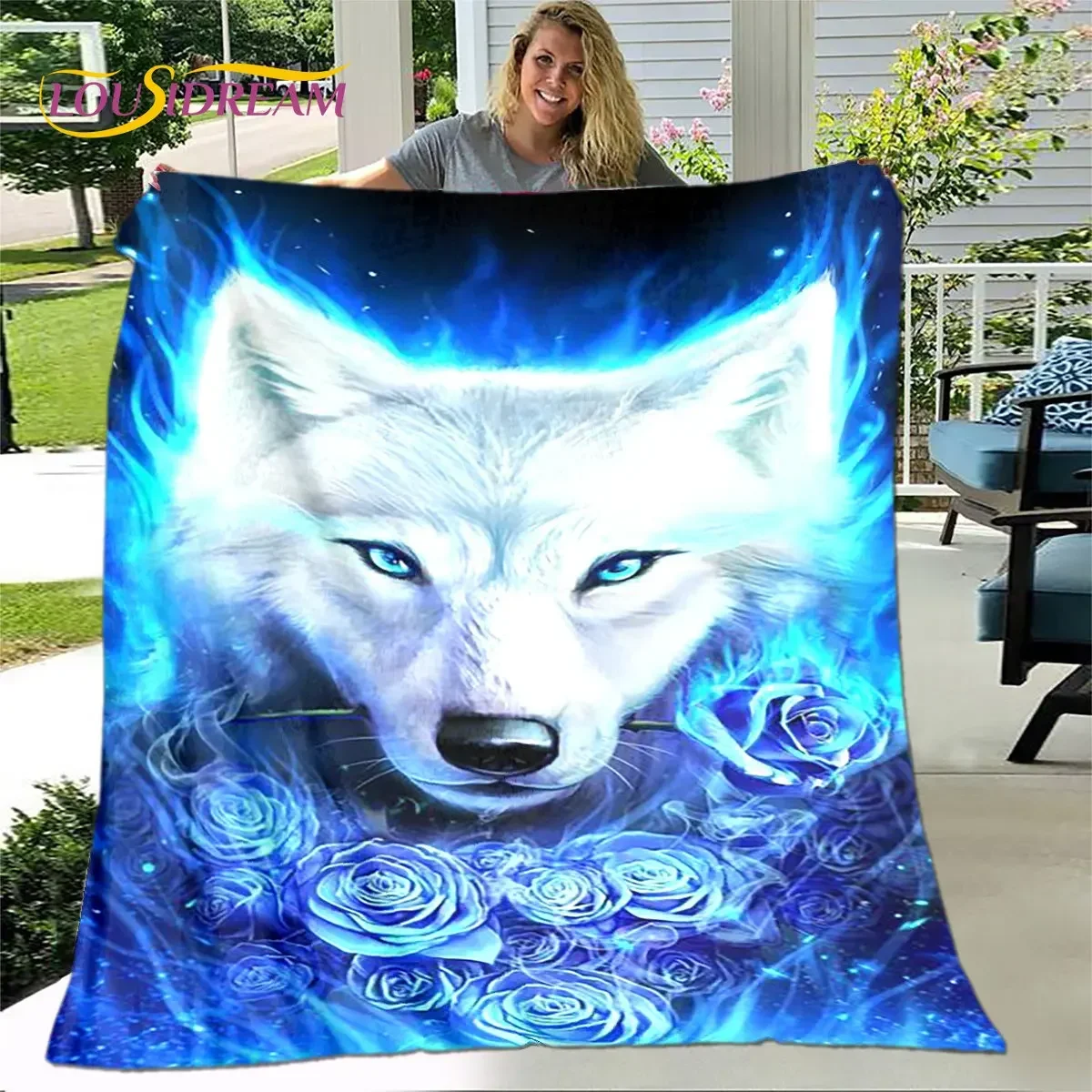 D Wolf Spirit Fenrir Moon Dream Animal Blanket Flannel Throw Blanket Warm Soft Plush for Living Room Bedroom Sofa Bed
D Wolf Spirit Fenrir Moon Dream Animal Blanket Flannel Throw Blanket Warm Soft Plush for Living Room Bedroom Sofa Bed