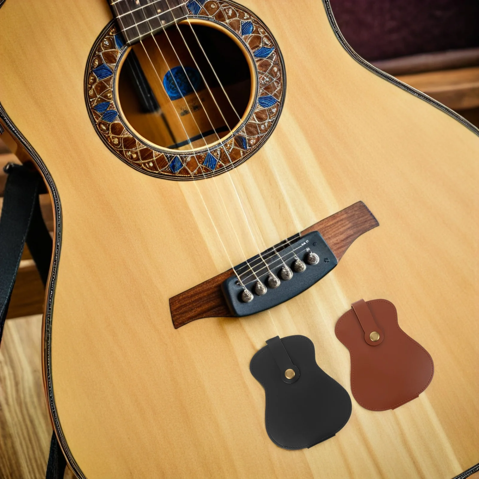 2Pcs Guitar Pick Holder PU Compact Bag Attachment Plectrums Storage Organizer for Acoustic Electric Guitar Ukulele Bass
2Pcs Guitar Pick Holder PU Compact Bag Attachment Plectrums Storage Organizer for Acoustic Electric Guitar Ukulele Bass