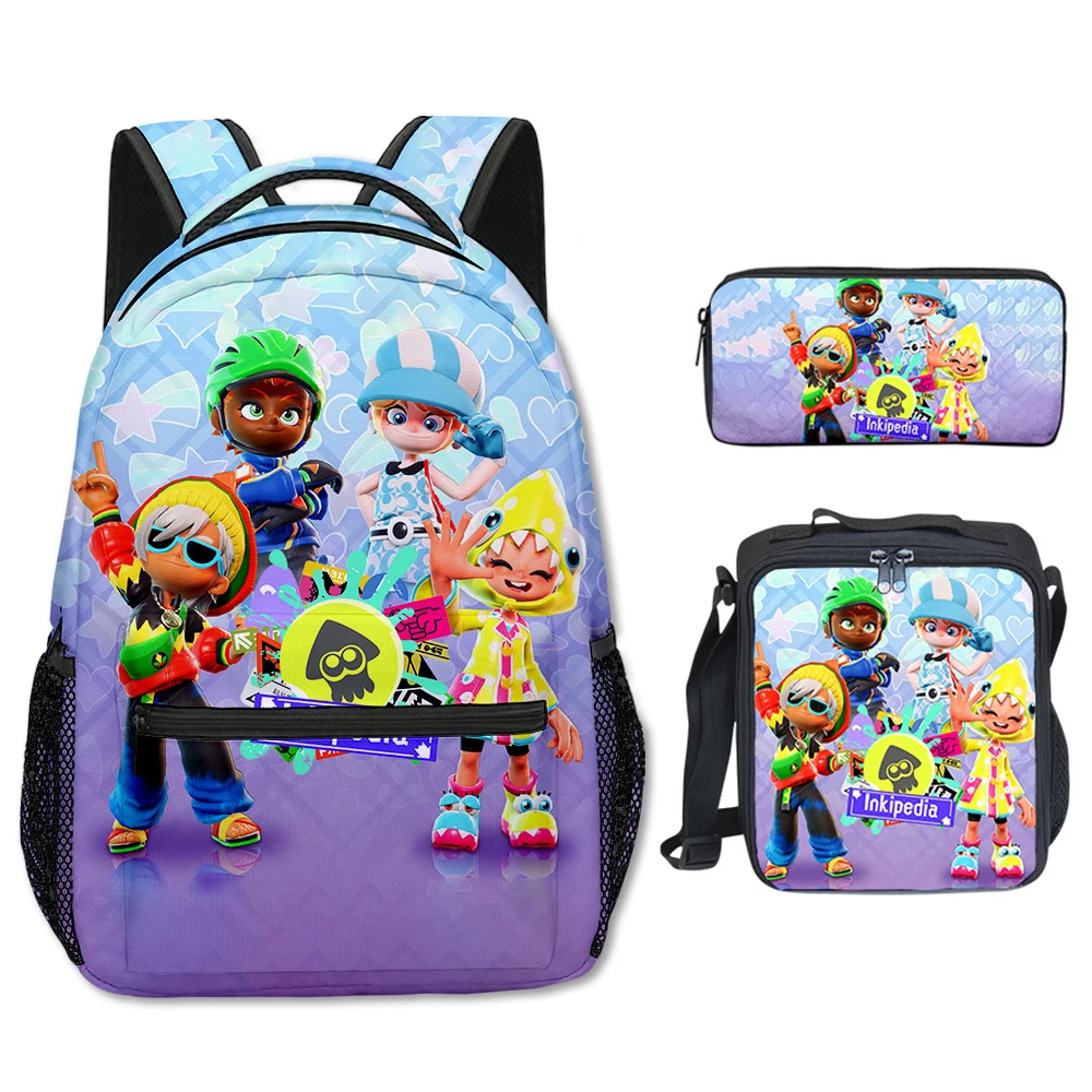 Fashion Novelty Cute Cool Splatoon 3 3D Print 3pcs/Set Student School Bags Laptop Backpack Crossbody Lunch bag Pencil Case
Fashion Novelty Cute Cool Splatoon 3 3D Print 3pcs/Set Student School Bags Laptop Backpack Crossbody Lunch bag Pencil Case